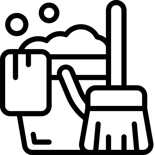 Just in Case – Gebäudereinigung – Symbol