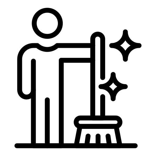 Just in Case – Gebäudereinigung – Symbol